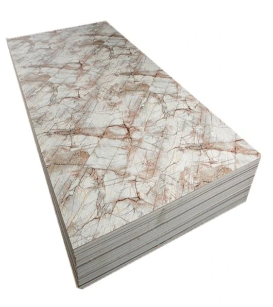 3mm PVC UV Coated Marble Board For Home Decoration