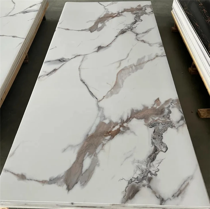 Interior PVC Material UV Marble Sheet Wall Board