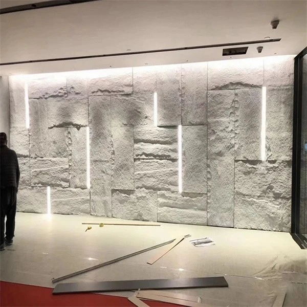 New Material PU Wall Panels Stone PU Faux Stone Panels
