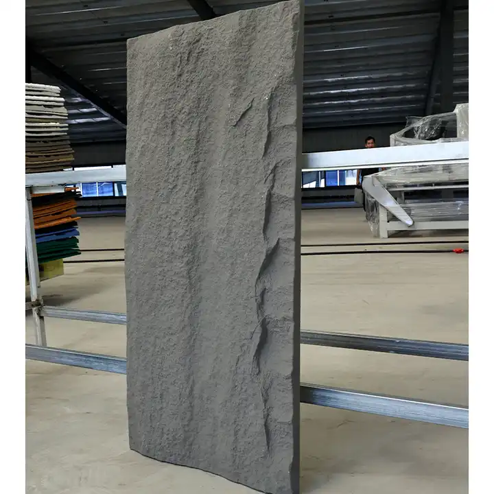 Waterproof 3D PU Stone Wall Panel For Decoration