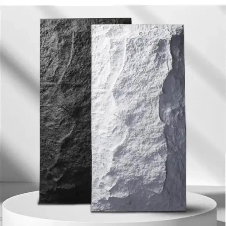Professional 3D Polyurethane Artificial Faux Pu Stone Panel